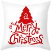 New Christmas Pillow Case Printed Peach Skin Living Room Bedroom Sofa Cushion Home Pillow Case
