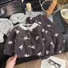 Kids Winter Warm Fleece Pajama Set Long Sleeve Top Pants Soft Thick Sleepwear Boys Girls 3-8 Years