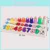 Wooden Number Shape Threeinone Counting Board Educational Toy For Early Learning Kids
