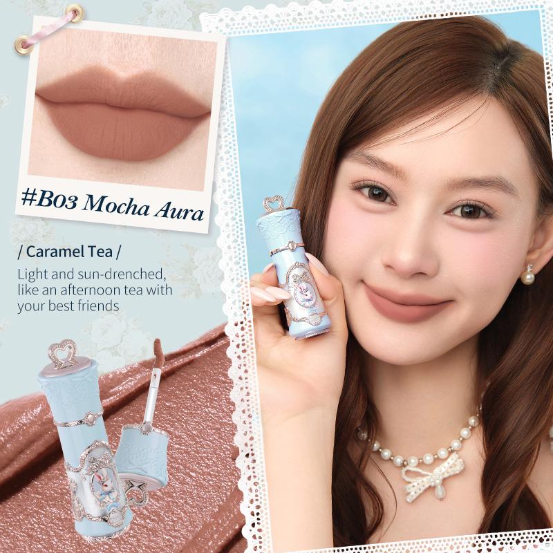 Flower Knows Make-up Bunny Garden Collectie Cloud Lip Crème Mat Fluweelachtige Lippenstift Koreaanse Lip Tint
