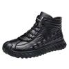 Men's Winter Cotton Shoes High-top Soft-soled Velvet Thermal Casual Men's Shoes Outdoor Hiking Martin Boots Cotton Boots