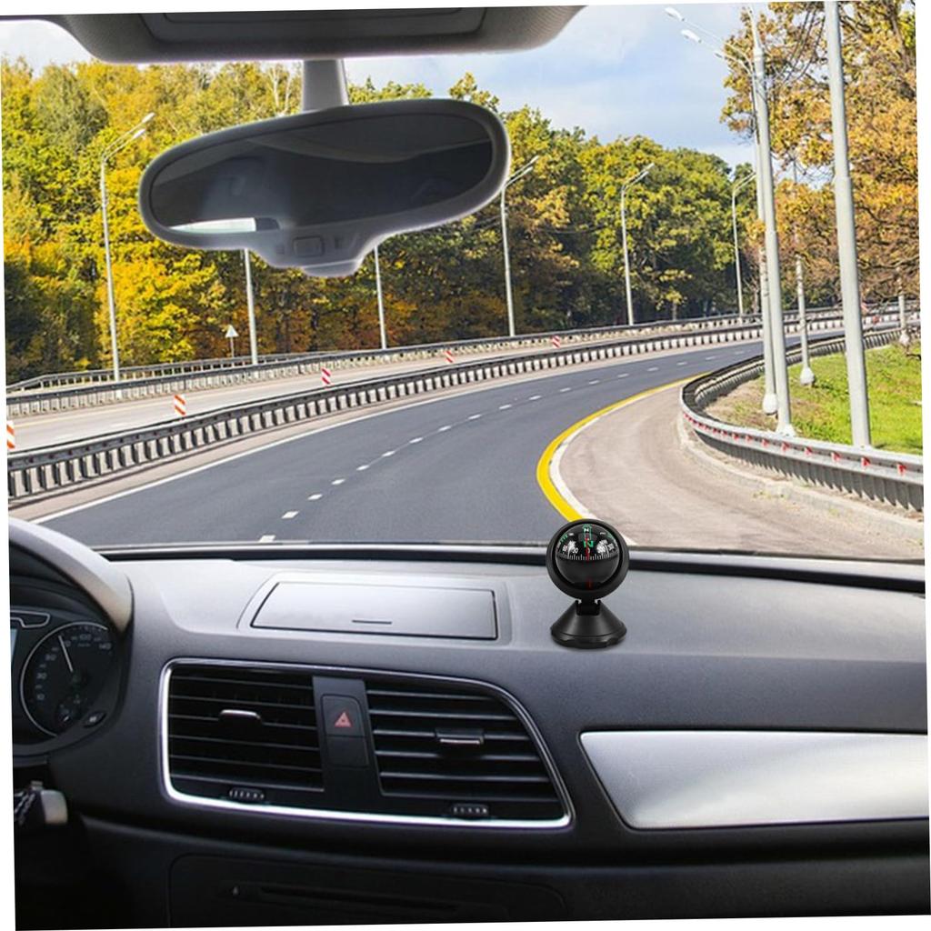 SUPVOX Car Compass, Compass, Compass, Compass, Ball-Shaped, High Precision, Angle Adjustable, Multifunctional, Portable, Car