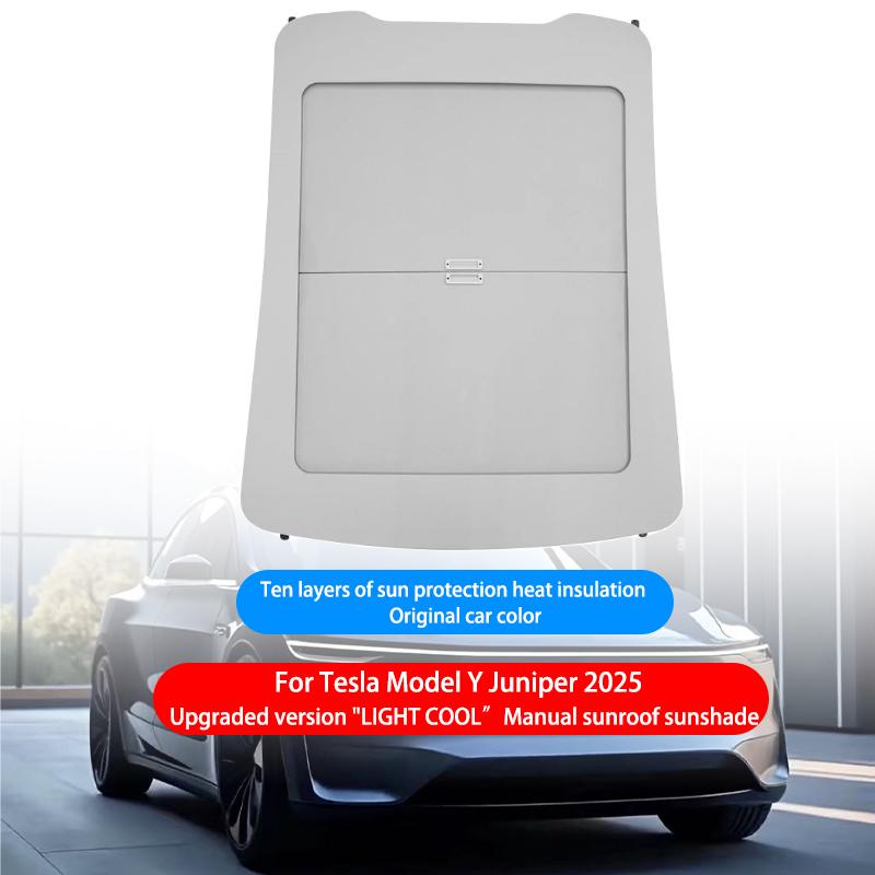 For Tesla ModelY Juniper2025 Sun Shade Front Rear Side Window Sunshade Windshield Sun Visor Outdoor Camping Interior Accessories
