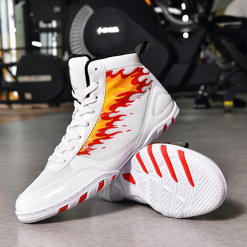 Men's Non-Slip Wear-Resistant Martial Arts Shoes for Boxing, Taekwondo, Muay Thai, and Sanda