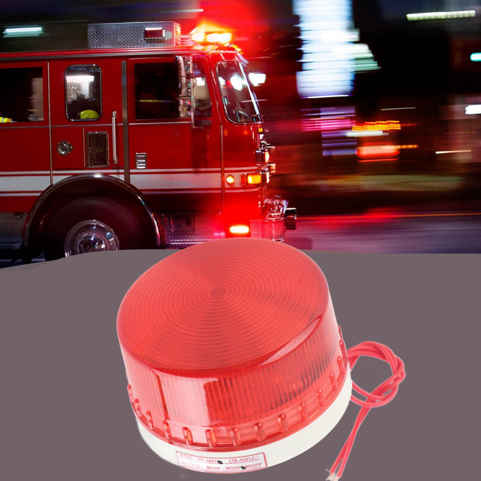 

ЛТЕ5061 Мини светодиодный маячок сигнальная лампа стробоскоп фиксированный спиральный сигнал мигающий прибор AC220V