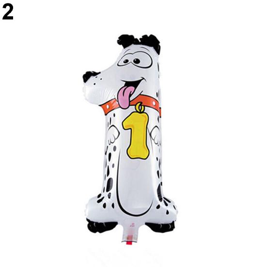 Cute Animal Balloons Kids Party Decor Ballon Birthday Wedding Number Foil Gift