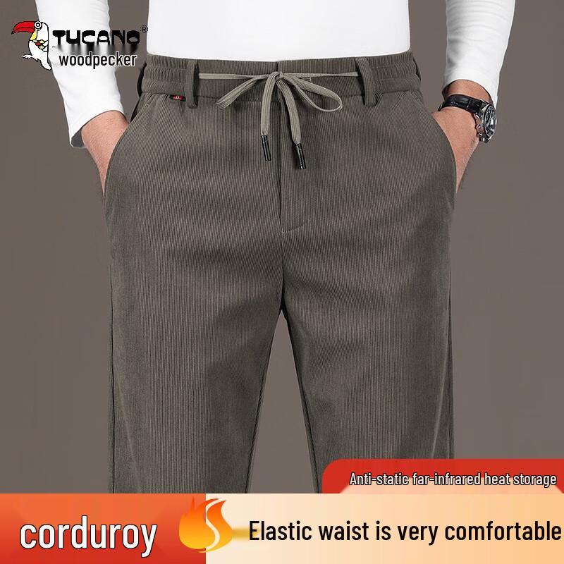 

TUCANO Men s Autumn/Winter Corduroy Casual Pants 5XL