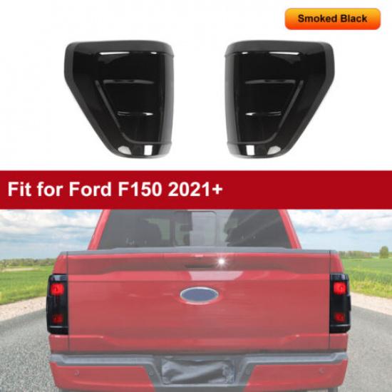 Blackened Taillight Fog Light Turn Signal Light Lamp Trim Kit For Ford F150 21+