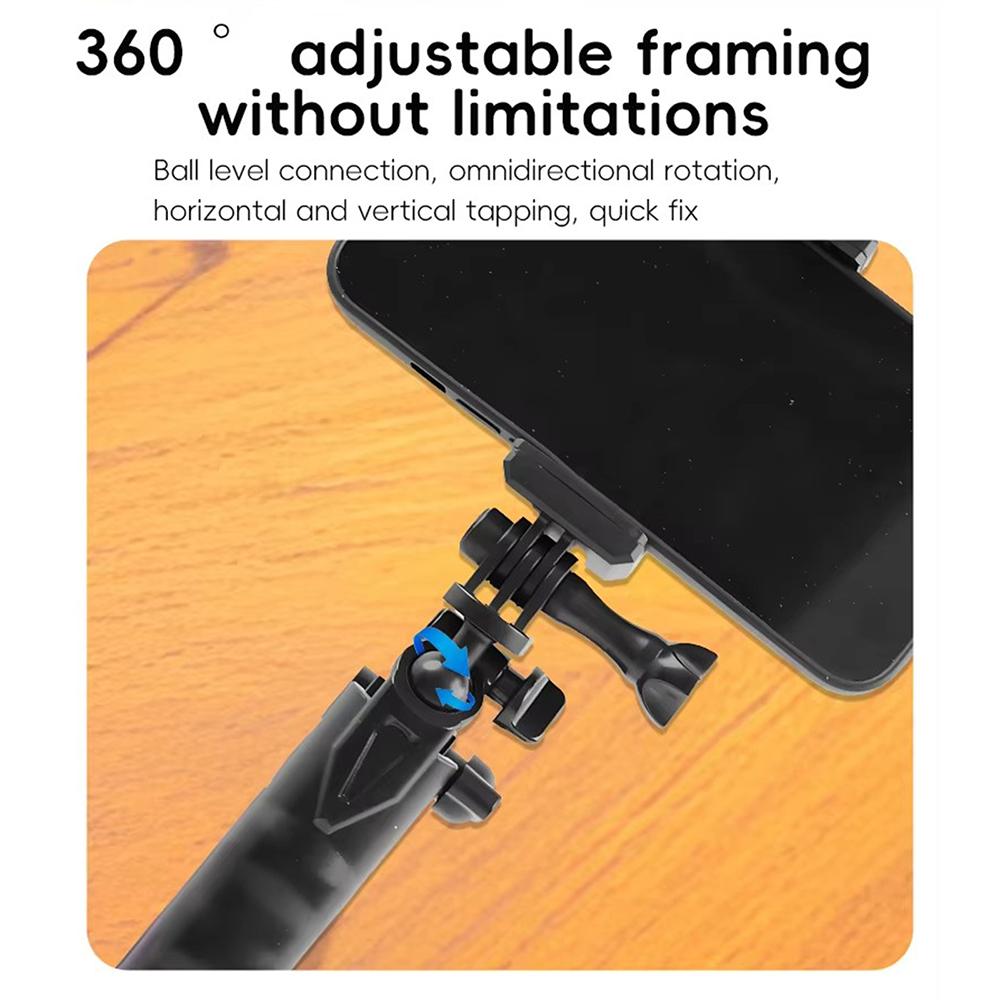 

C062 Folding Selfie Stick Tripod Action Camera Three-Way Adjustable Arm Phone Live Streaming Bracket Type A