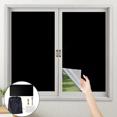 1/2/3 Meter Portable Travel Blackout Curtain Non-perforated Temporary Curtain Blind Window Darkening Film Window Sticker Curtain