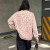 2026 Autumn and Winter New European and American Women's Clothing Leopard Print Crew Neck Printing Loose Sweatshirt Sweater
