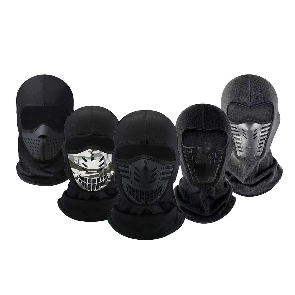 Winter Warm Anti-Haze Balaclava Full Face Mask Unisex Windproof Face Cover Ski Cycling Balaclava Thermal Head Warmer Hat Hood