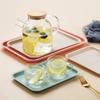 2 stücke Skandinavischen Stil Tablett Kunststoff Haushalt Rechteckigen Wohnzimmer Grill Kaffee Shop Restaurant Tee Tablett
