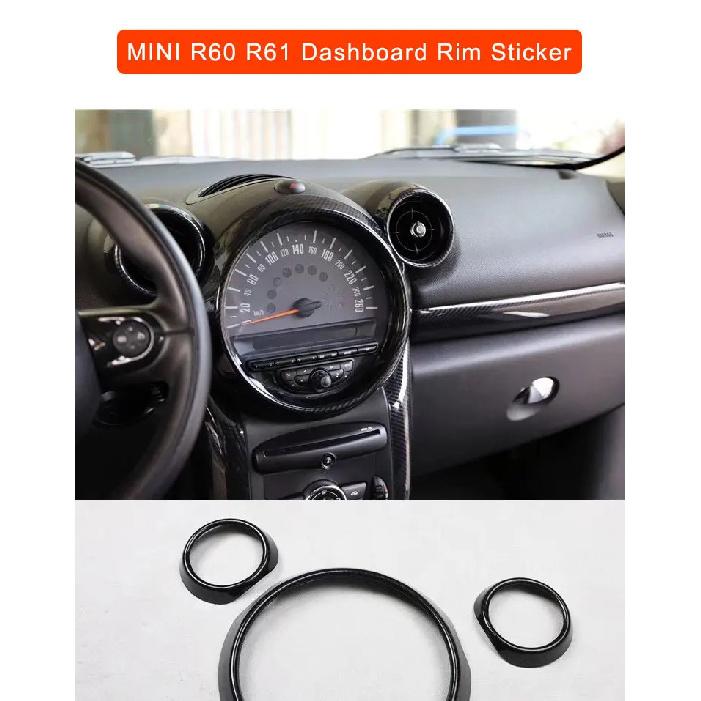 Car Dashboard Decoration Stickers For MINI Cooper S JCW R60 R61 Countryman Accessories Car Air Conditioning Outlet Ring Cover