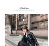 2025 Women's Slim Fit PU Leather Jacket - Short, Plus Size, Korean Style, Trendy Outerwear for Spring & Autumn
