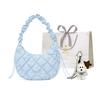 New Skechers Fabric Shoulder Bag, Crossbody Bag, Shoulder Bag Regular Unisex Frost Blue L125U057-03ZS