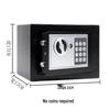 Secure All-Steel Electronic Password Safe for Home and Hotel