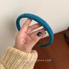 Korean Suede Hair Hoop for Women - French Retro Autumn/Winter Style Hair Accessory.