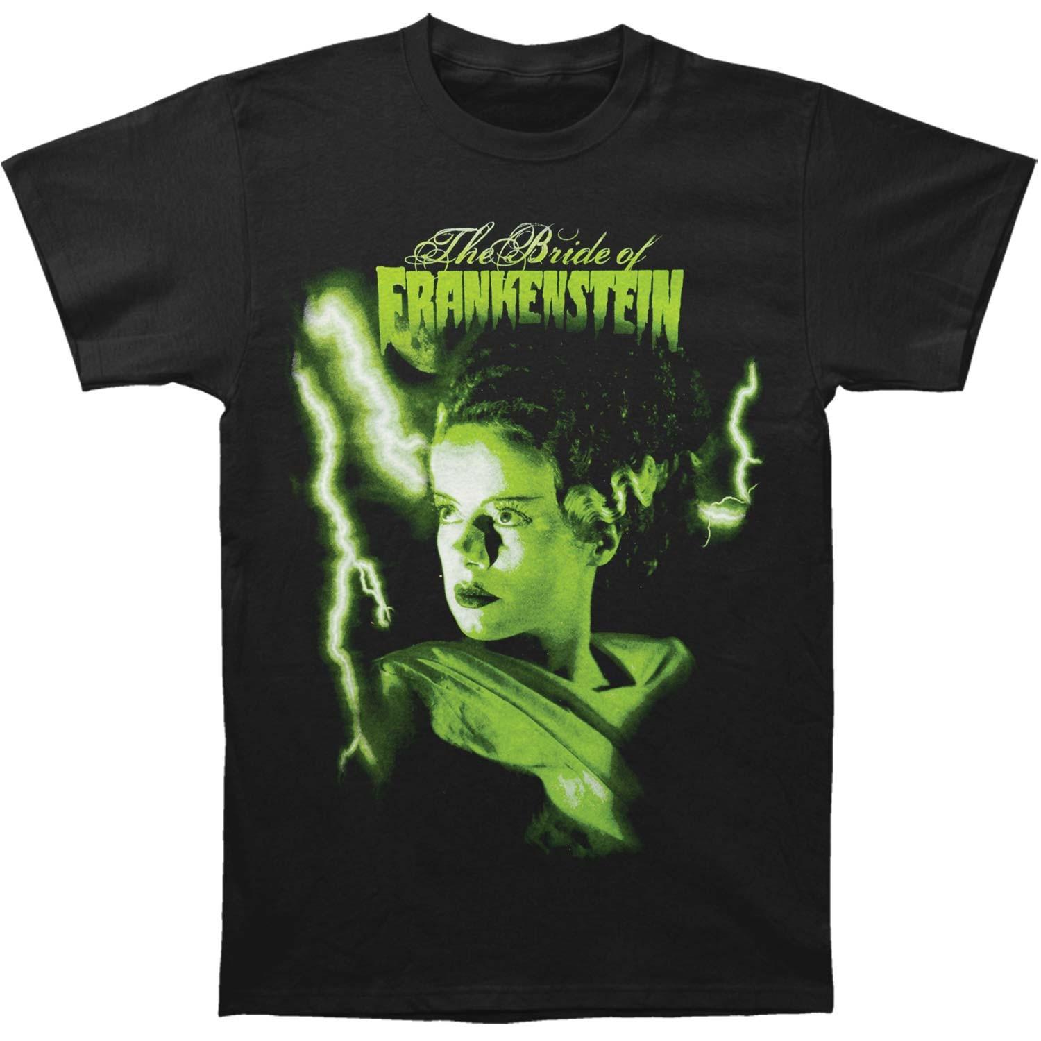 Men s Bride Of Frankenstein Green Bride T-shirt Small Black M