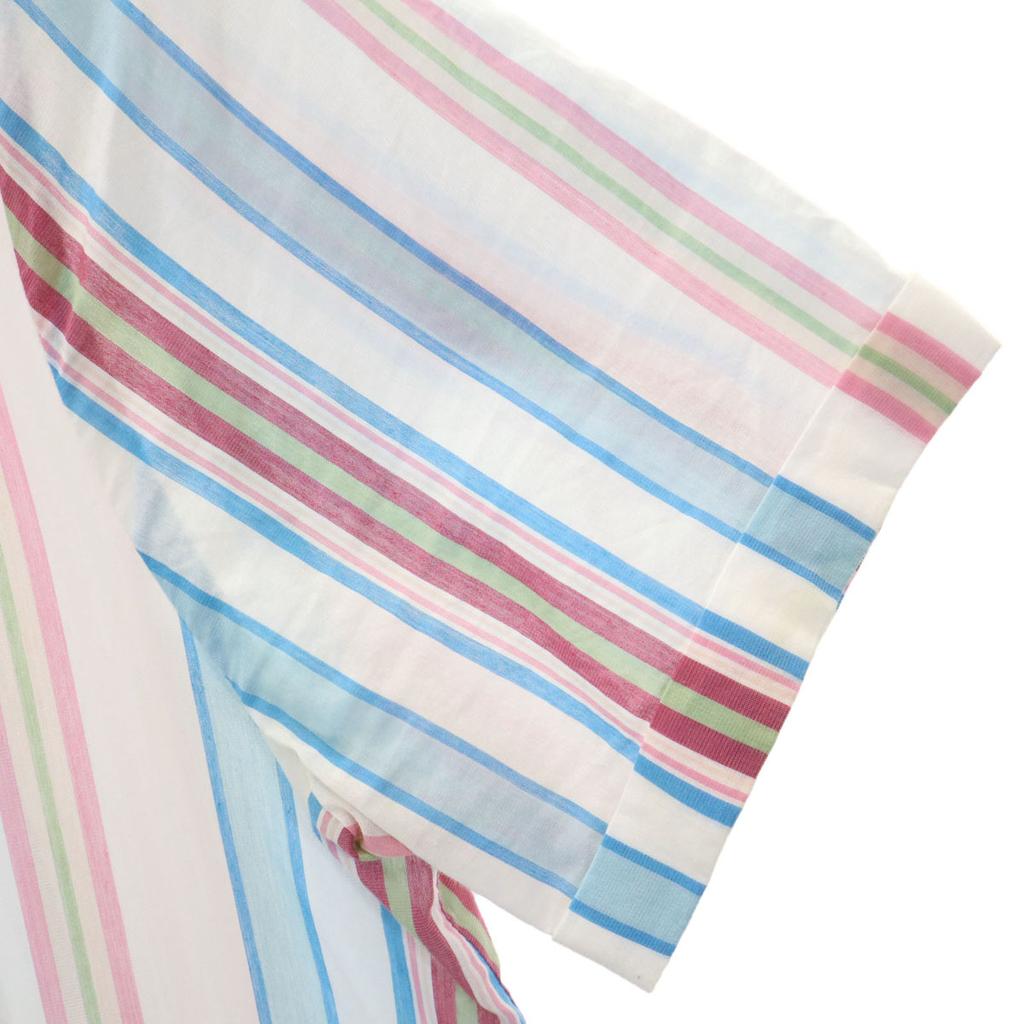 Jane Marple Dans Le Salon made in Japan Streifen Kurzarm Hemdkleid M Damen Gebraucht