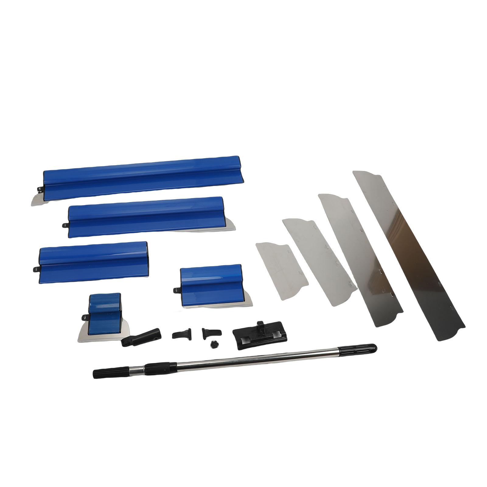 

Smoothing Spatula 15CM 25CM 40CM 60CM 80CM with 80CM- 130CM Extension Handle Finishing Tools for Plasterboard Wallboard
