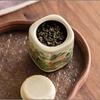 Simple Ceramic Mountain Water Tea Caddy with Lid Sealed Candy Jar Household Multi-functional Coffee Bean Nut Powder Storage Box