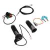 Bike Throttle Grip Kit Anti Slip Bike Drum Brake Line Ignition Switch Key Kit for Electric Bike Scooter Motor