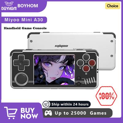 MIYOO A30 Konsola do gier przenośnych 2,8'' Ekran IPS System Linux Poziomy Retro Emulator Konsola wideo Silnik wibracyjny Prezenty dla dzieci