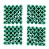 ABIY Mounting Screws Green 6 Mm Non-Slip Plastic Dowel 100 Pieces