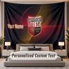 Custom Name Text Tapestry Brentford Football Personalized Polyester Wall Tapestry For Bedroom And Room