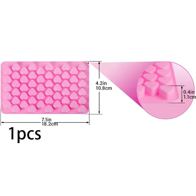 1pcs Fruits  Dinosaurs  Gummy Bears Shapes Candy Mini Silicone Mould  Soft Jelly Moulds  Candy Baking Moulds Non-Stick Food Mou