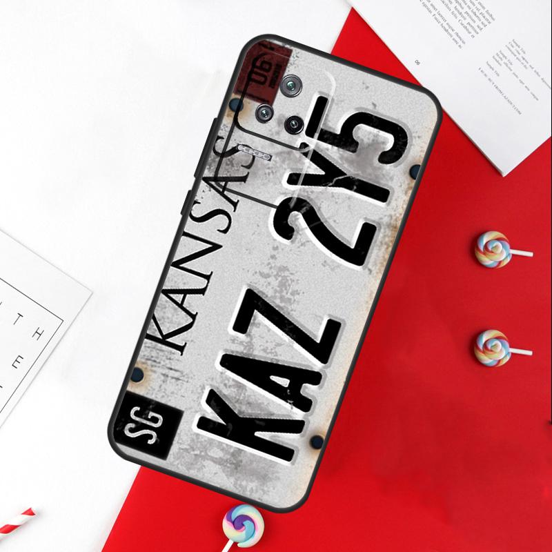 

License Plate Number Cover For Xiaomi 13T 11T 12T 14T Pro 13 14 15 Ultra POCO X7 Pro X3 X5 X6 F5 F6 M6 Pro Case Xiaomi 13 Ultra