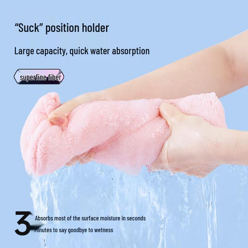 GRAREY 3rd Gen Microfiber Absorbent Hair Turban (3-Pack)