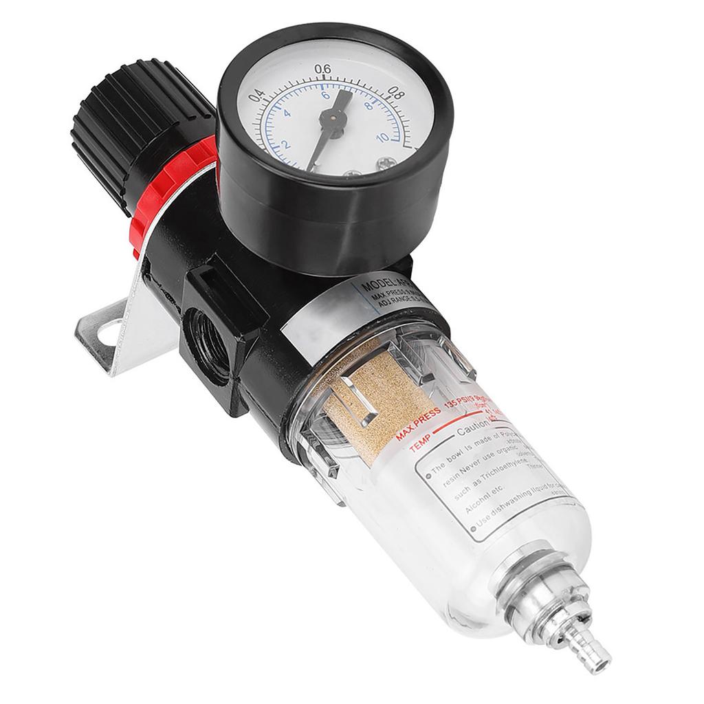 Separator Ulei-Apă AFR2000 14in Filtru Aer Comprimat Tratare Sursă Aer cu Manometru