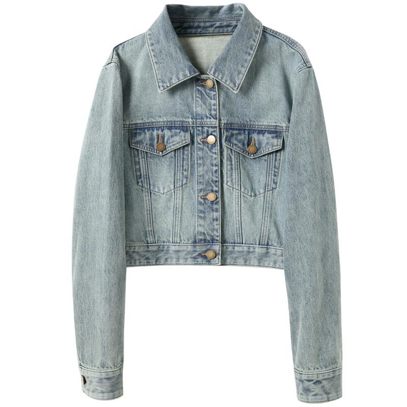 Sancai Women's Fall 2026 Short Denim Jacket