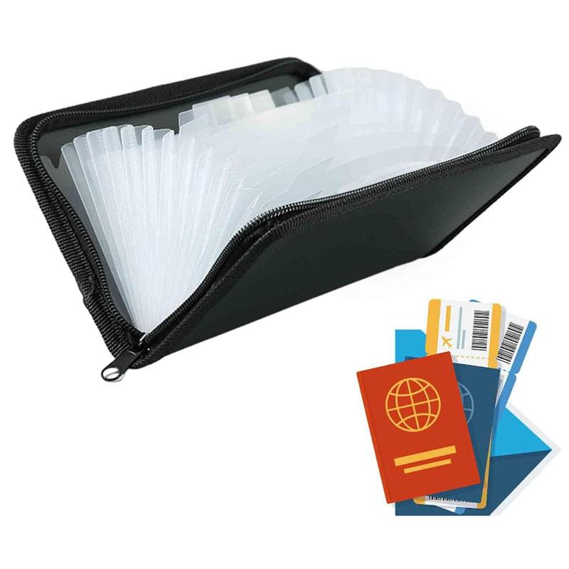 13 Pocket Receipt Organiser Receipt Wallet Small Expandable File Folder