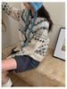 Damen Retro Fair Isle Strickmantel - Herbst/Winter Weicher Jacquardstrick Lockerer Cardigan