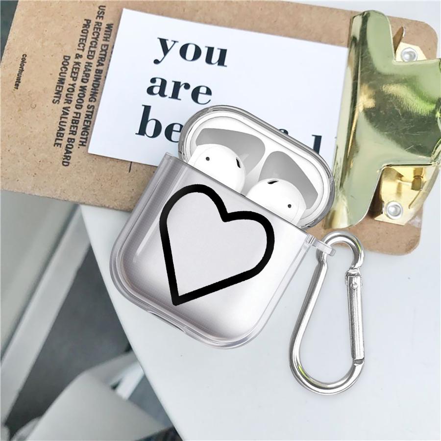 Cute And Fun Hearts Case For Airpods 3 2 Pro2 Pro Pro3 1 4 Clear Earphone Cases Cover