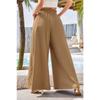 Summer Women's High Waisted Loose Bohemian Wide Leg Pants