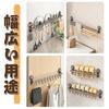 Kitchen Tool Hooks, Suction Cup Hooks, Kitchen Tool Storage, Wall-Mounted Hooks, Strong Suction Cups, Aluminum Kitchen Rack, Double Bar, Movable Hooks