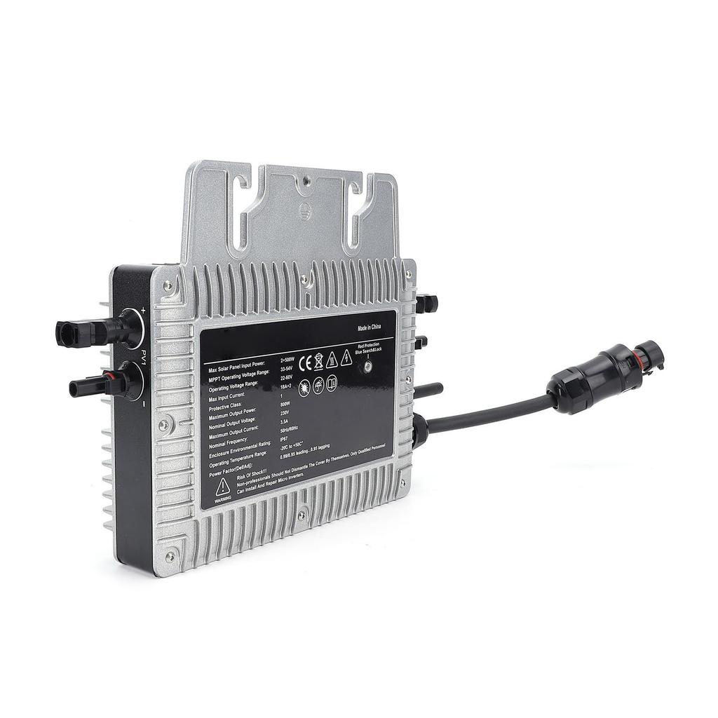 800W WiFi Micro Inverter Built in MPPT Pure Sine Wave Solar Grid Tie Inverter Converter IP67