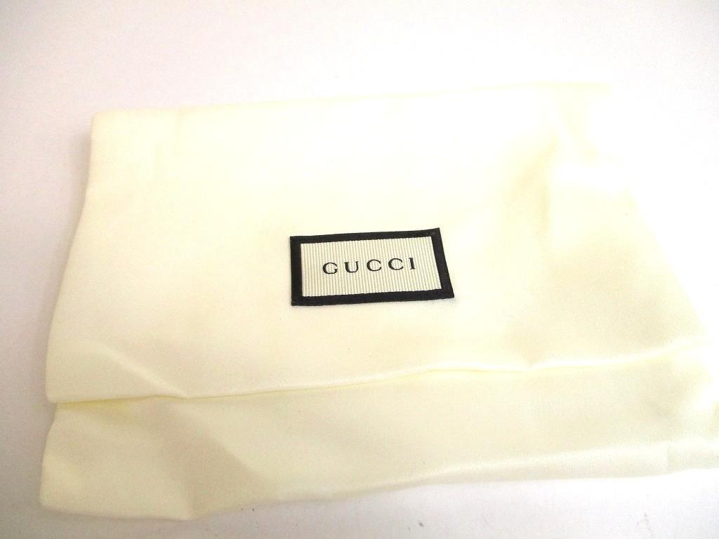 Auténtico Lona Recubierta GG GUCCI Cuero Rojo Vino 6 Fotos Llavero #815 Reformado