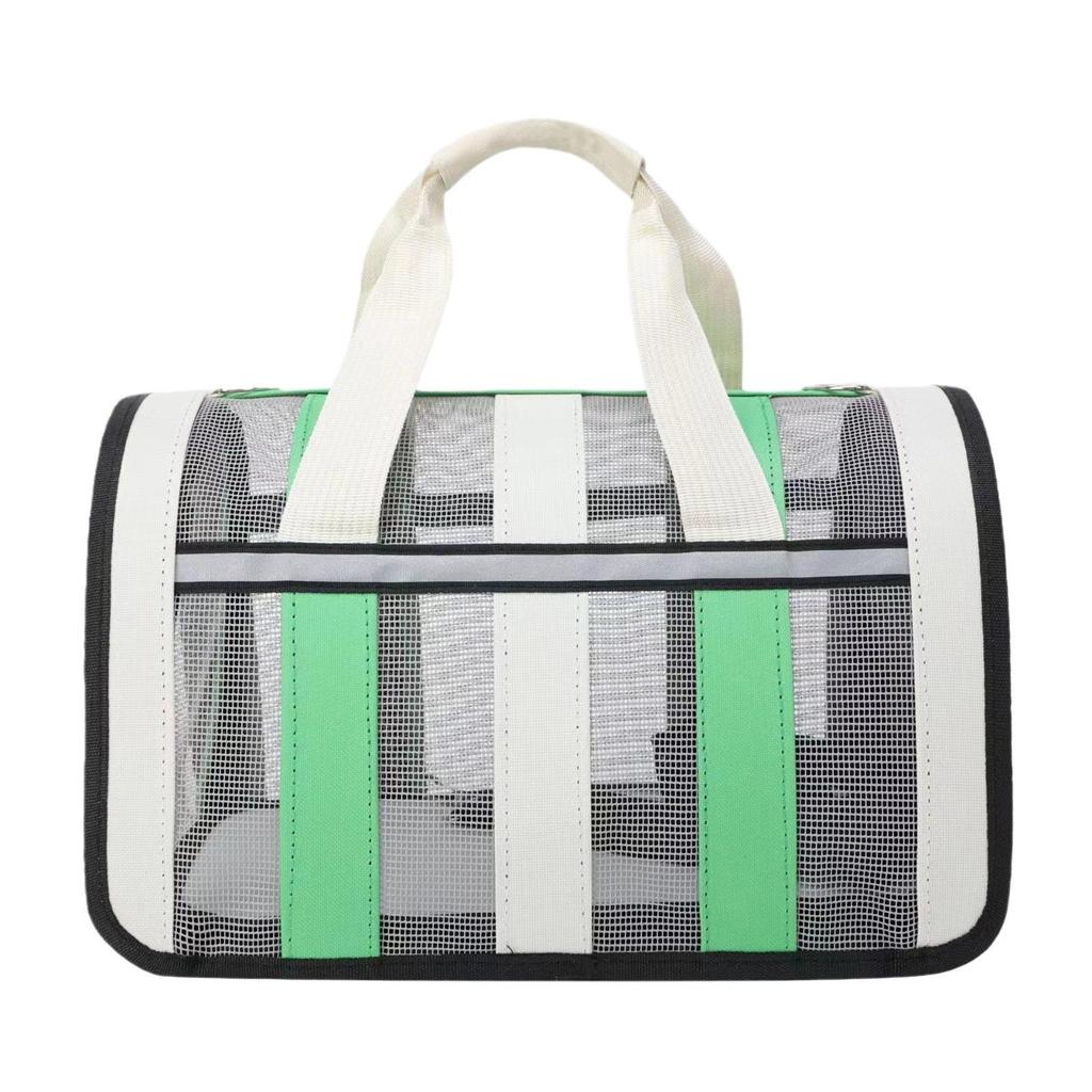 Foldable Pet Travel Bag: Breathable & Portable Carrier for Cats & Dogs, All-Season Use