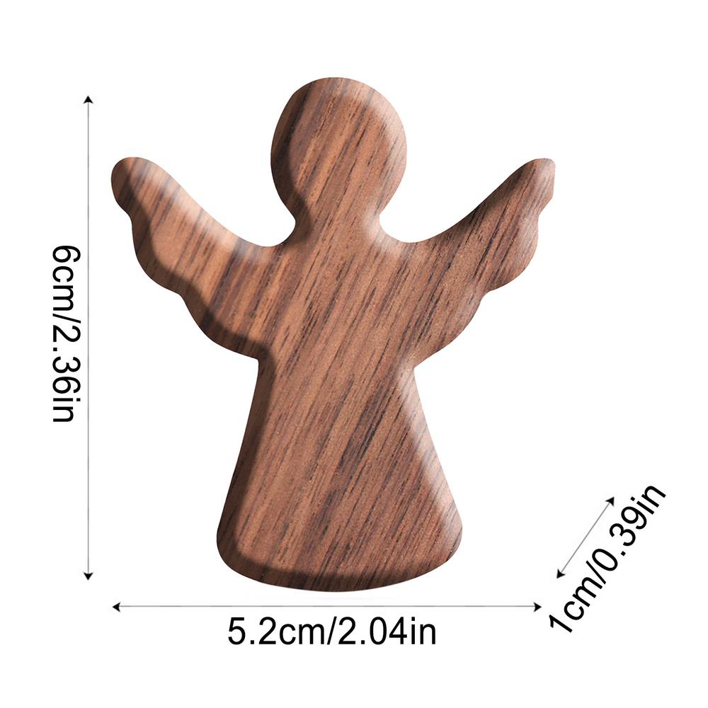 

Little Angel Statue Decoration Small Wooden Collectible Statue Modern Home Living Room Decorations for Home Holiday Decoration
