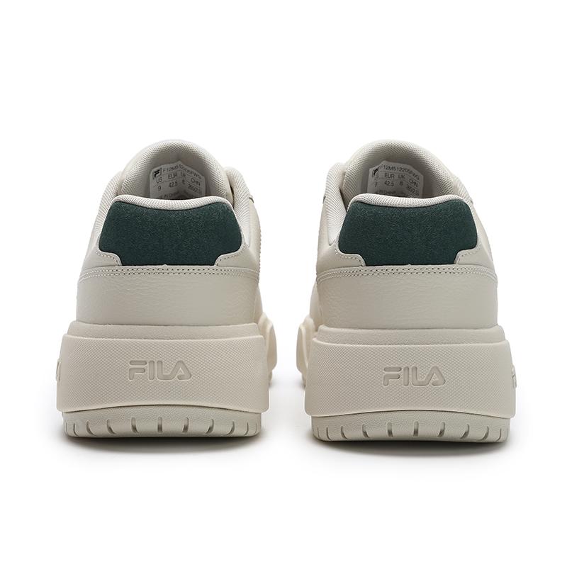 Fila Campus Square Shoes Fashion Simple Personality Retro Casual Comfortable Versatile Low-Top Skate Shoes Men Sneaker White F12M512205FWG