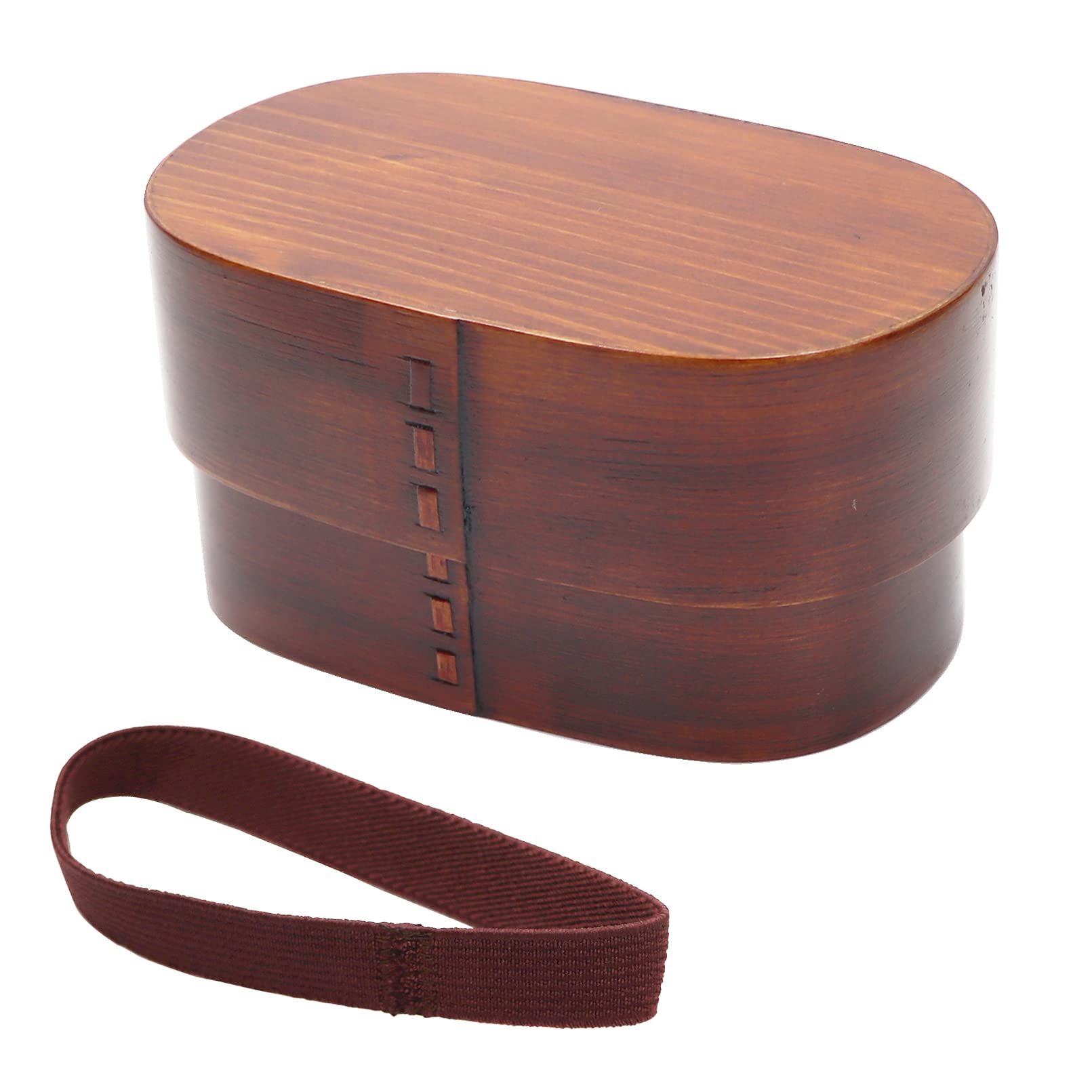 Osaka Choseido Magewappa Bento 2 with Lunch and Bonus Brown Band Box Tiers 540cc Lid Band 5450₽