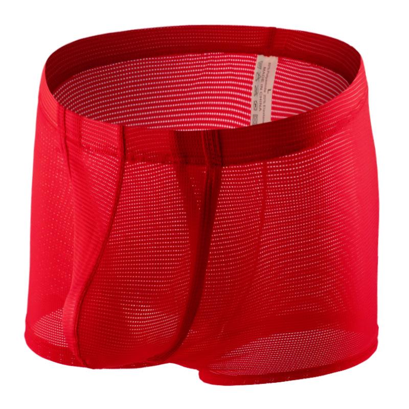 Ademende Nylon Boxer Briefs voor Mannen in de Zomer: Modieus, Comfortabel, Sexy, Middelhoge Taille, High-End Zacht C2-12