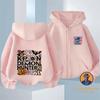 2025 Popular KPop Devil Hunter Girl Zipper Hoodie Cute Cartoon Print Autumn/Winter Fashion Clothing