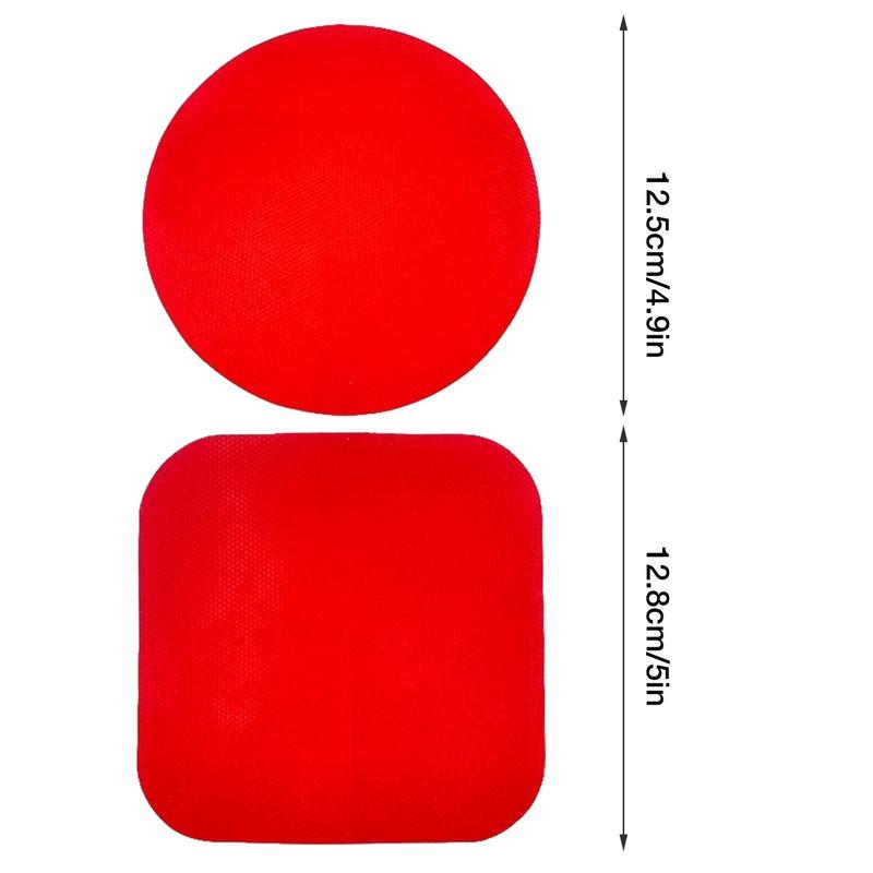 10pcs Rubber Jar Opener Gripper Pad Multi-Purpose Round Bottle Lid Openers Kitchen Pot Holder Gadget Eco-Friendly High Quality