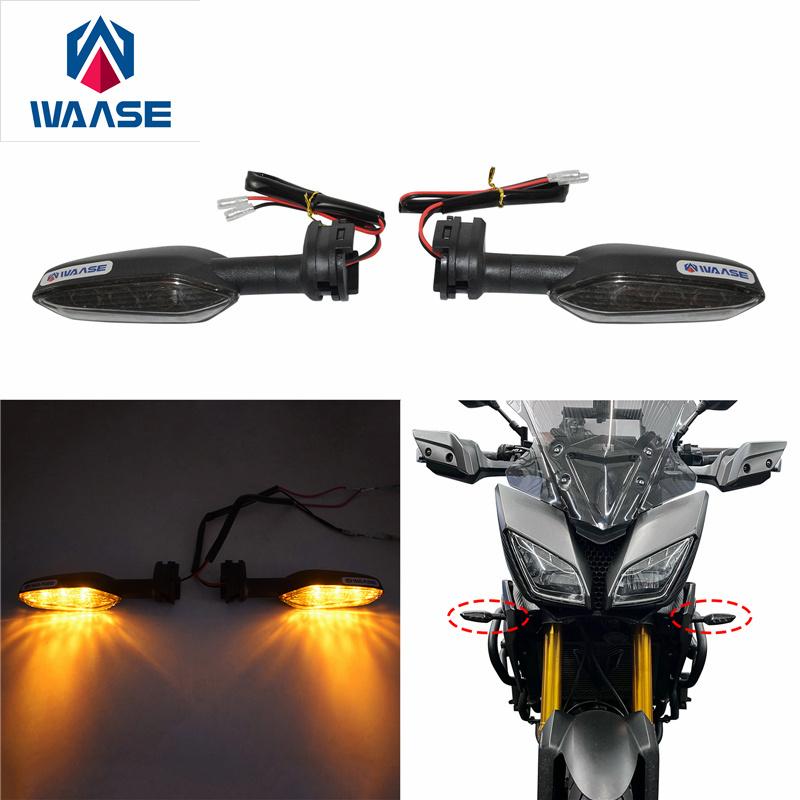 waase For Yamaha FZ6R FZ-6R XJ6 XJ6-F XJ6F Diversion 2009 2010 2011-2017 E-Marked Turn Signals Blinker Indicator LED Light Lamp